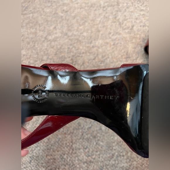 STELLA MCCARTNEY SEXY RED STILETTO HEELS - Picture 3 of 4